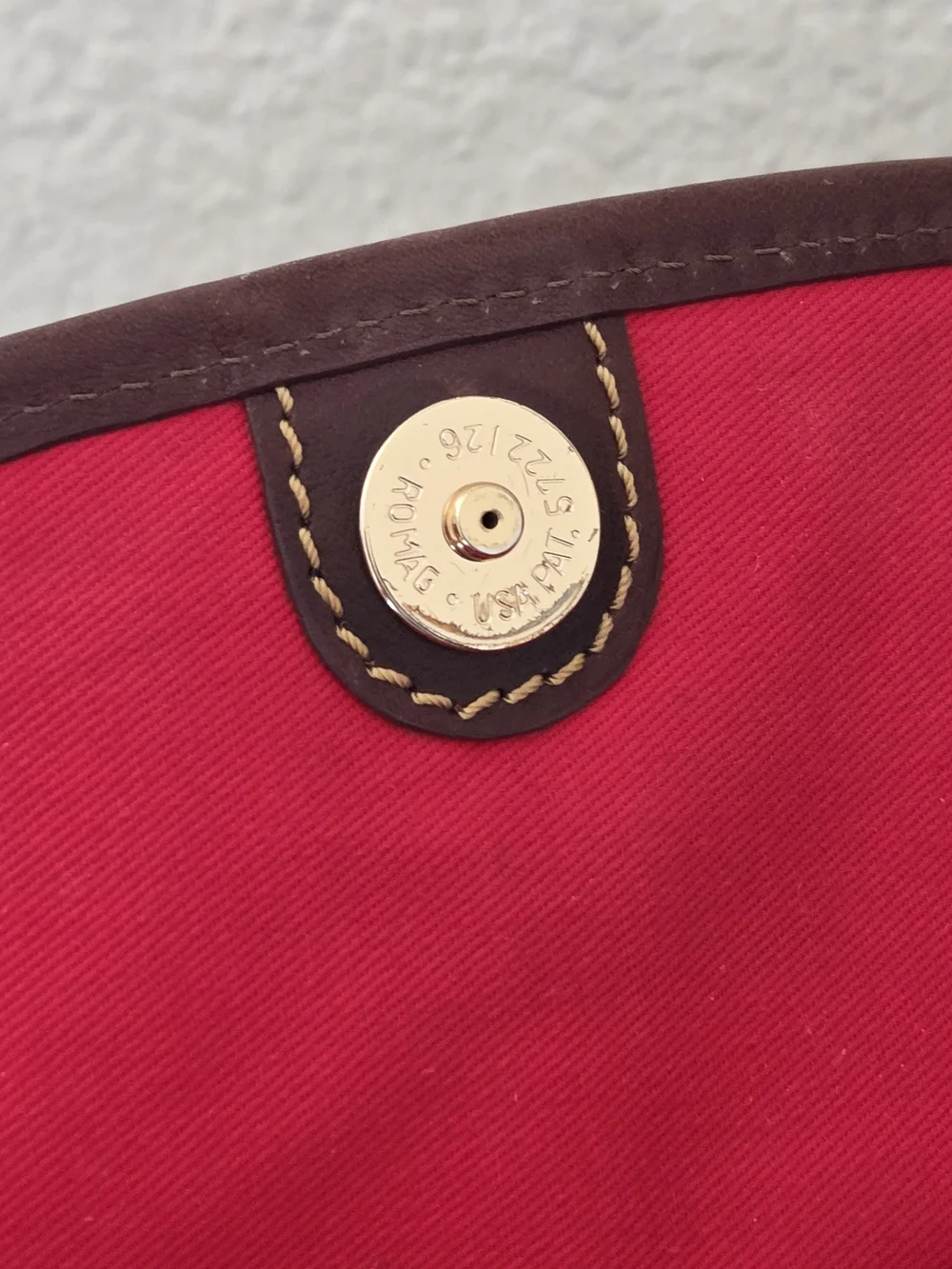 Dooney & Bourke Florentine Large Dottie Crossbody  Chestnut